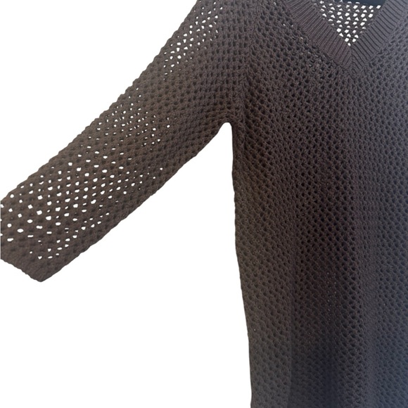 J.Lo Brown Knit Sweater Dress - Picture 2 of 8